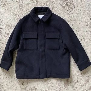 Zara boys coat size 13-14 wool blend